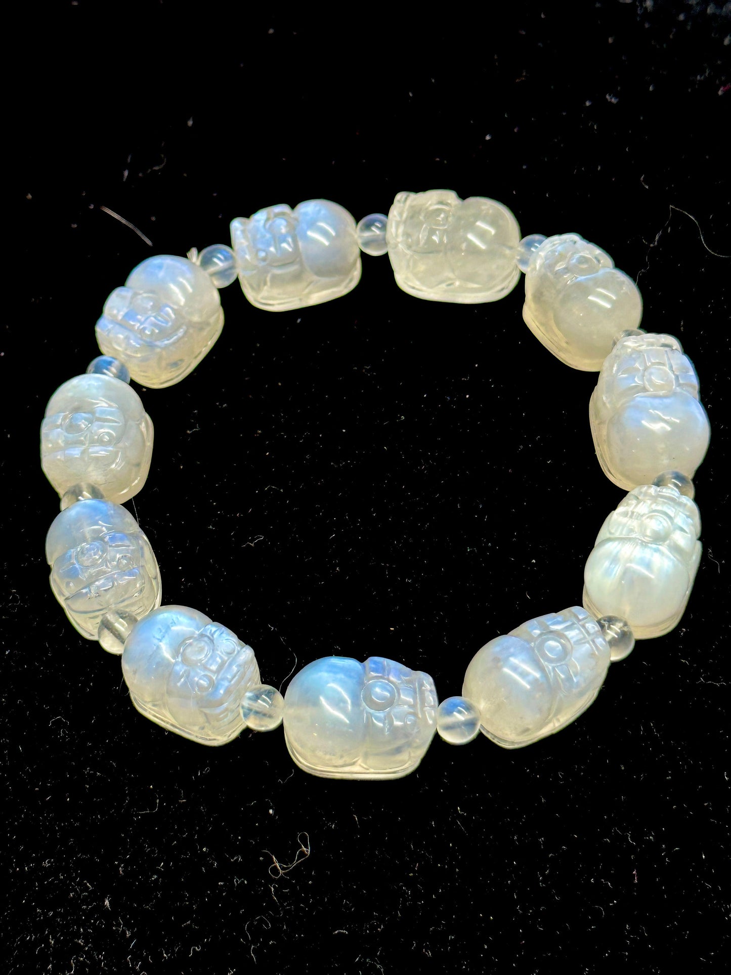 Premium Quality Blue Moonstone Pixiu Bracelet