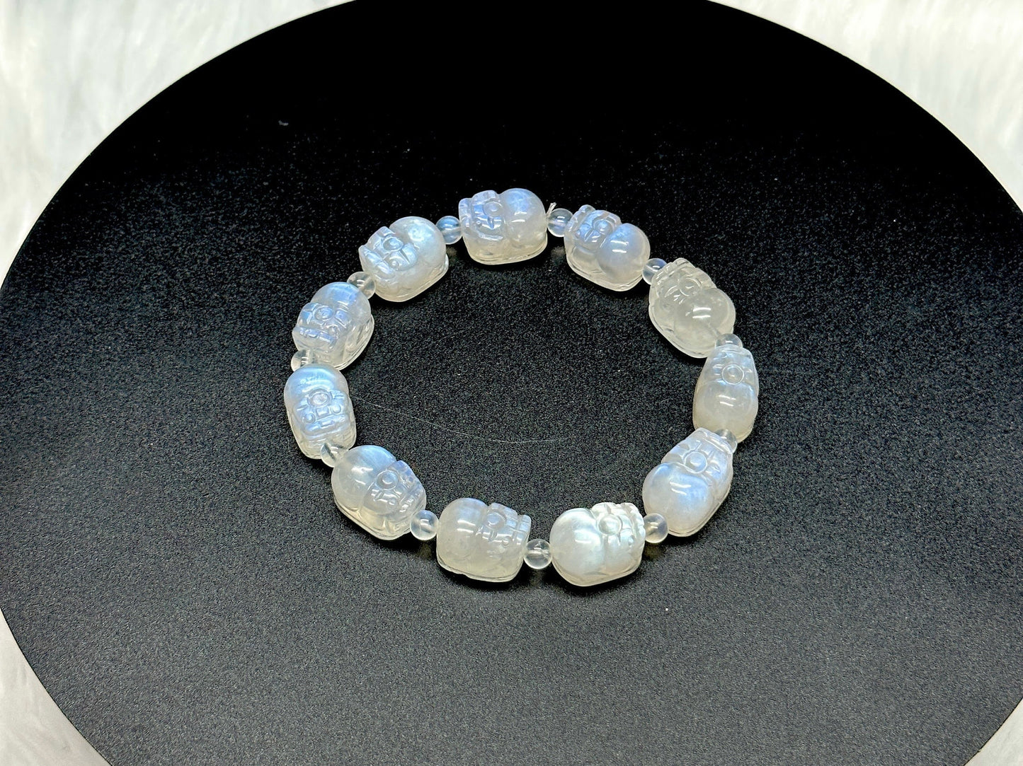 Premium Quality Blue Moonstone Pixiu Bracelet