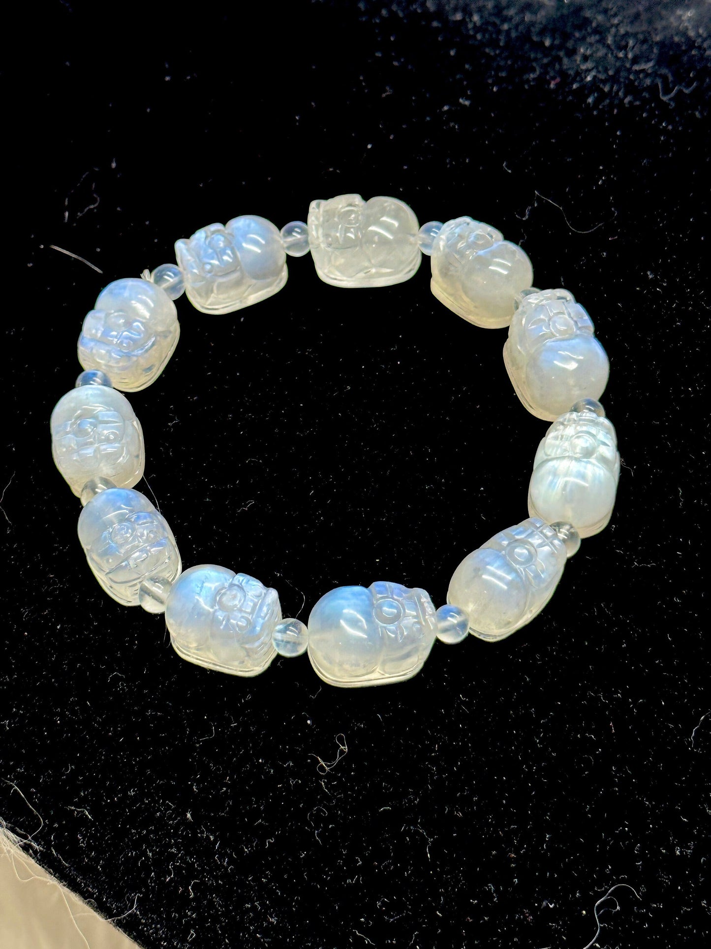 Premium Quality Blue Moonstone Pixiu Bracelet