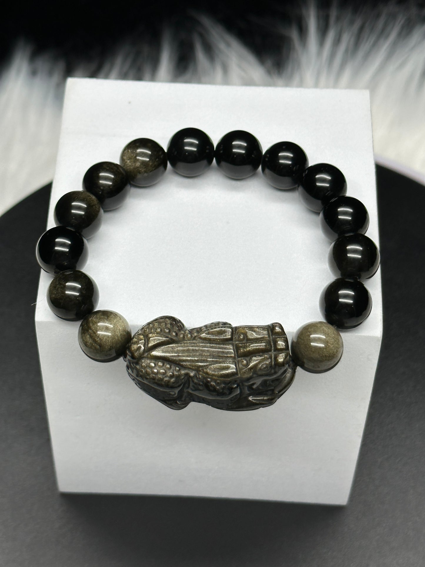 Black Obsidian Pixiu Bracelet