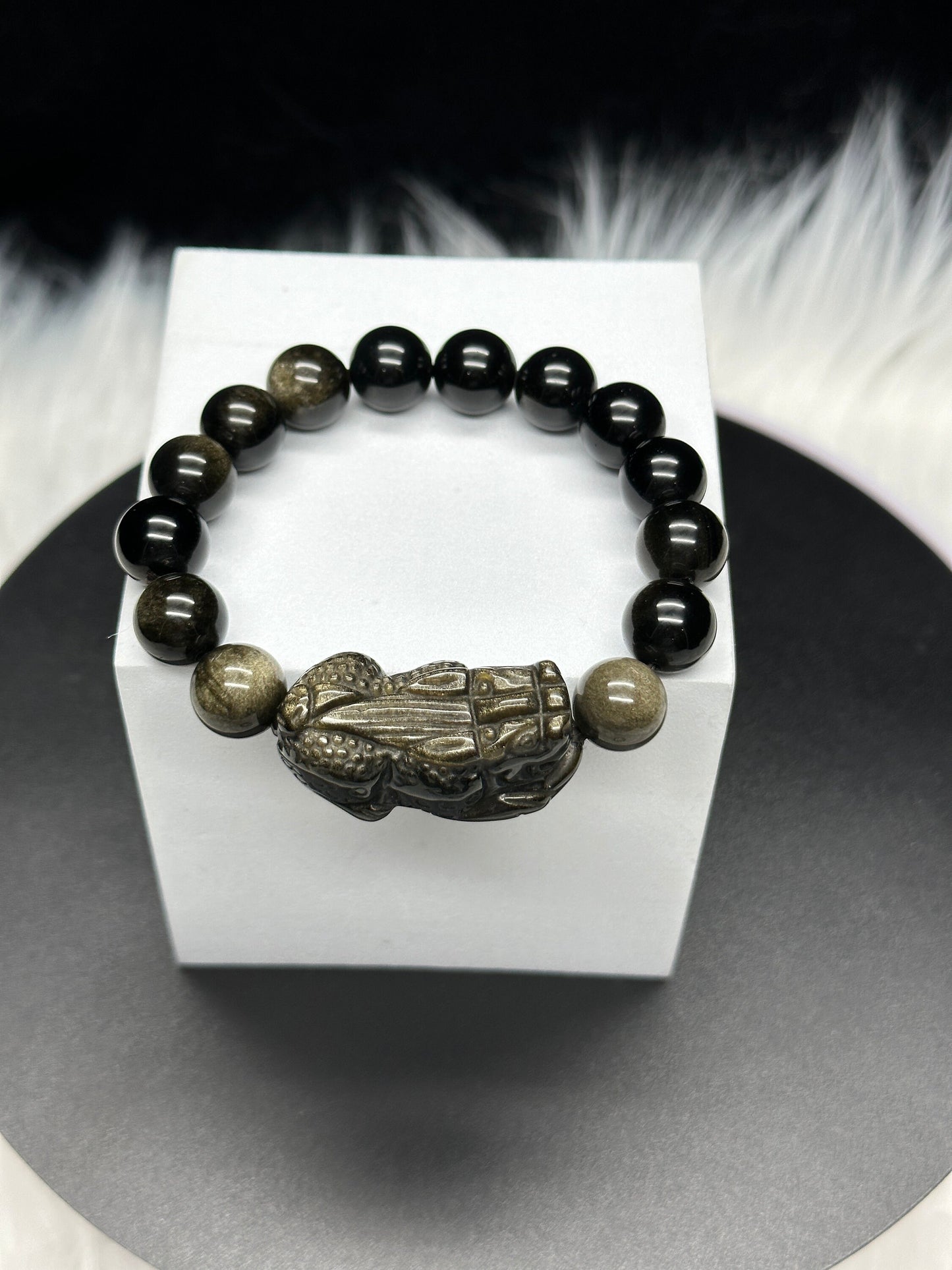 Black Obsidian Pixiu Bracelet