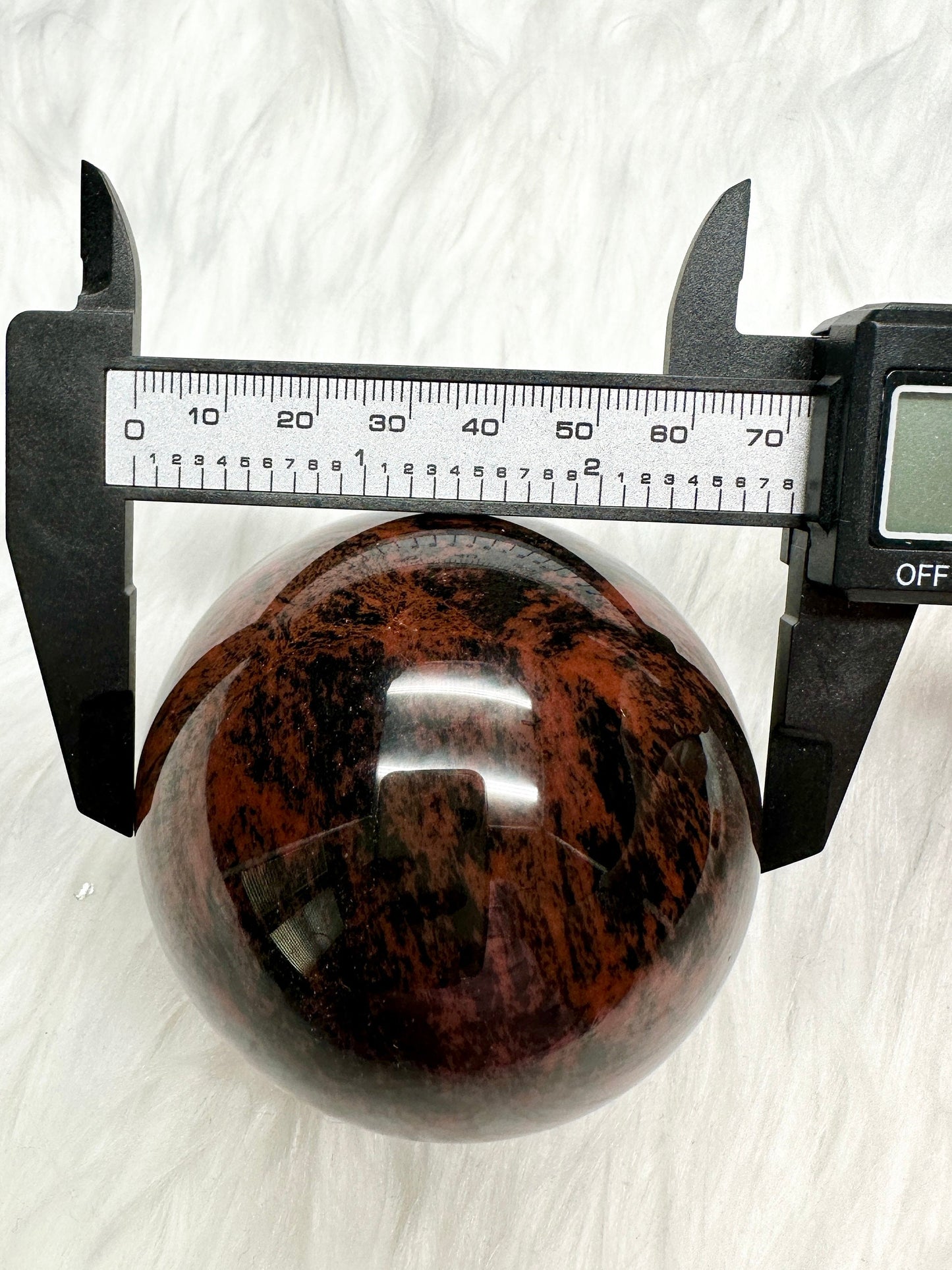 Mahogany Obsidian Crystal Sphere