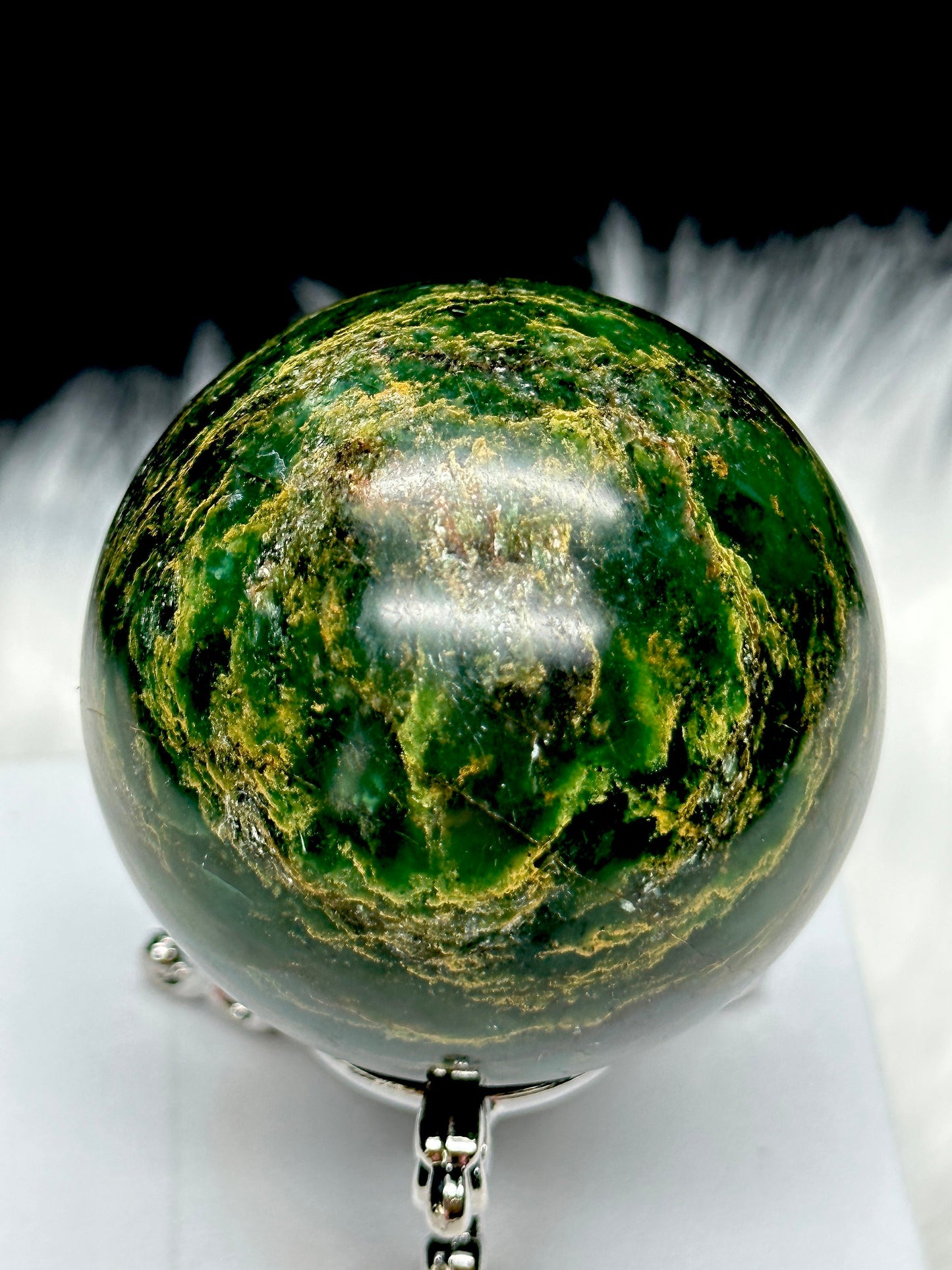 High Quality Emerald Crystal Sphere