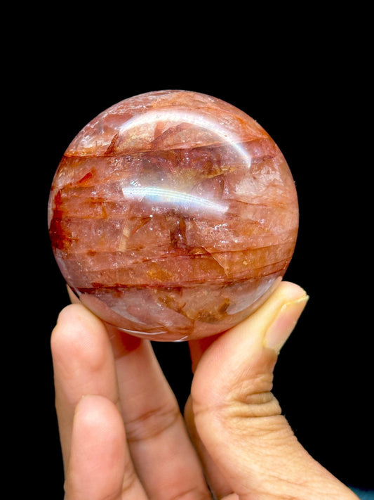 Fire Quartz Sphere