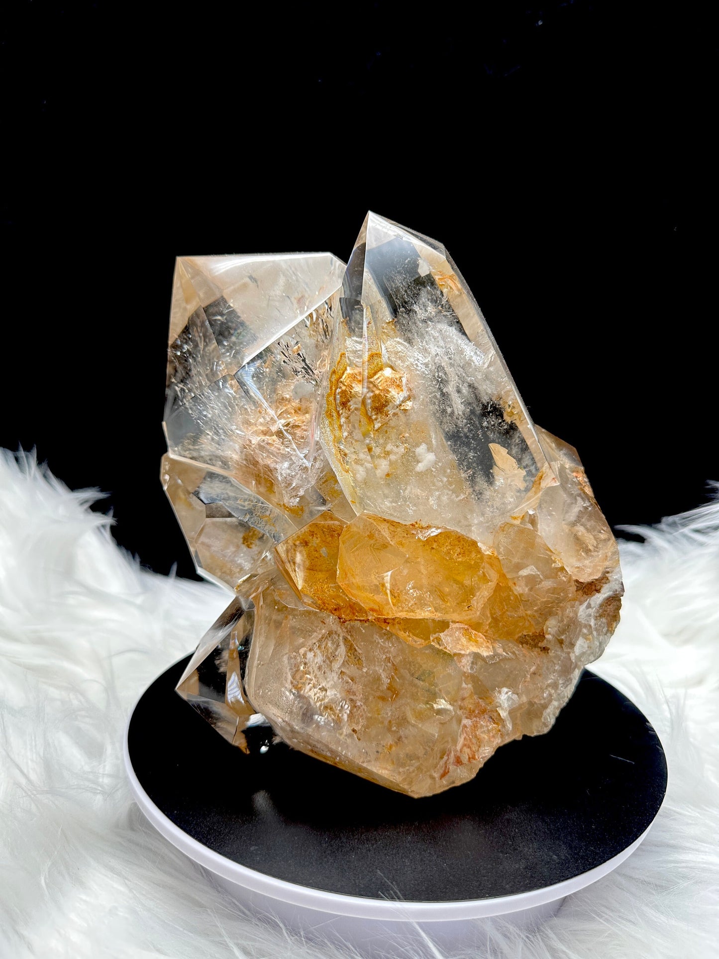 Large High Quality Golden Healer Quartz Crystal FreeForm