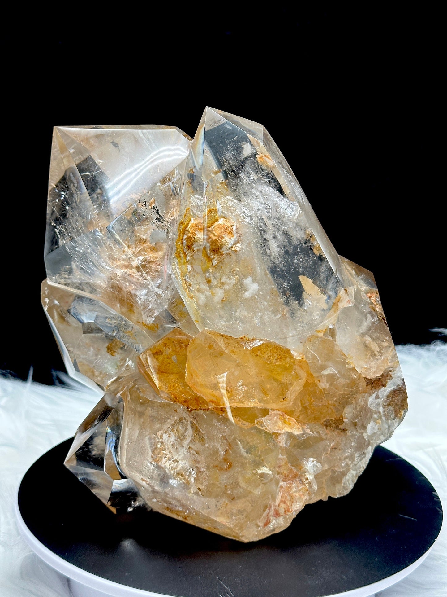 Large High Quality Golden Healer Quartz Crystal FreeForm