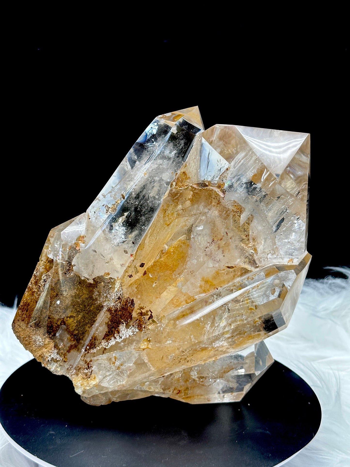 Large High Quality Golden Healer Quartz Crystal FreeForm