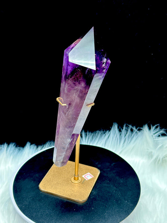 High Quality Ametrine Crystal wand on stand