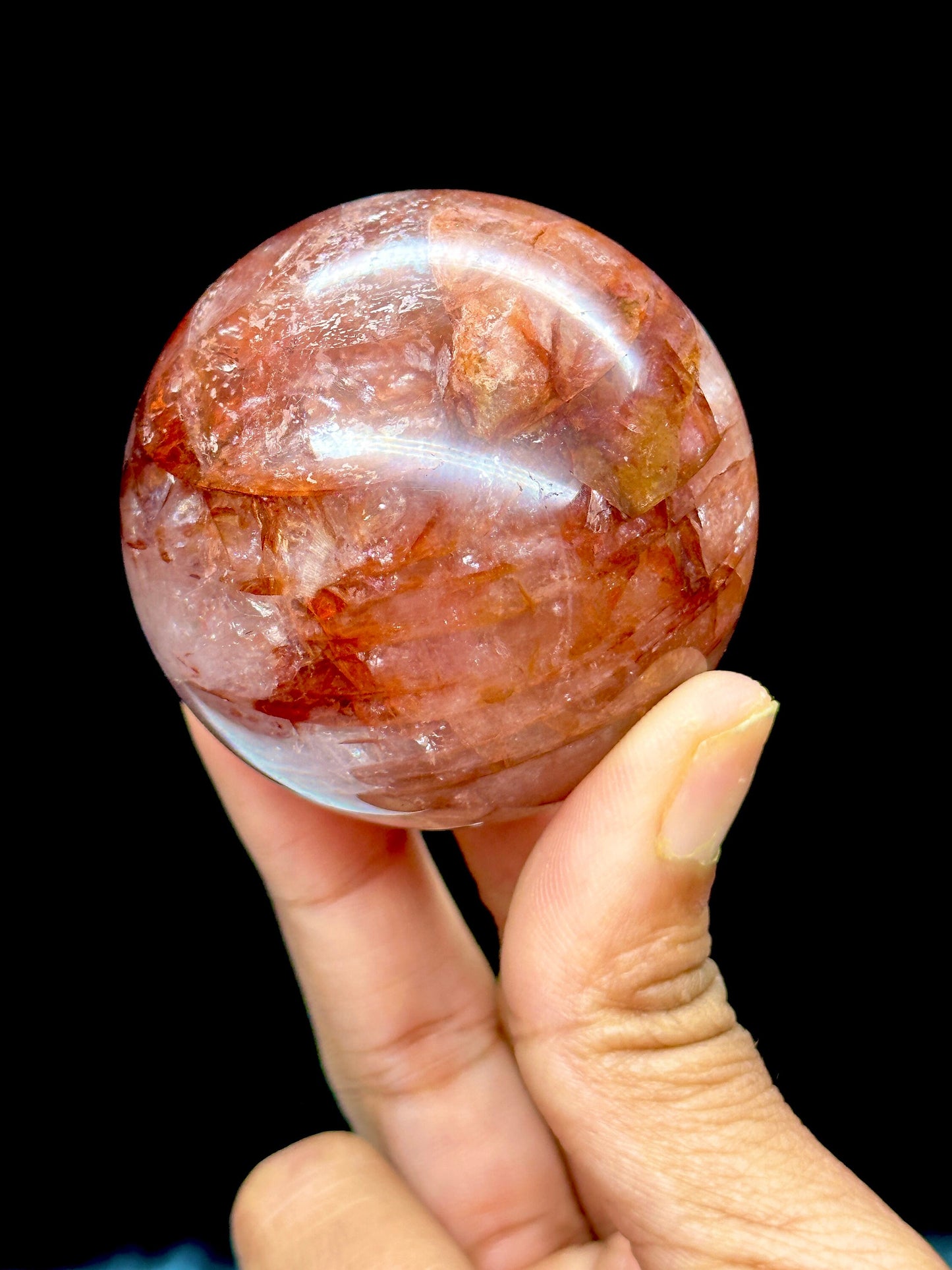 Fire Quartz Sphere