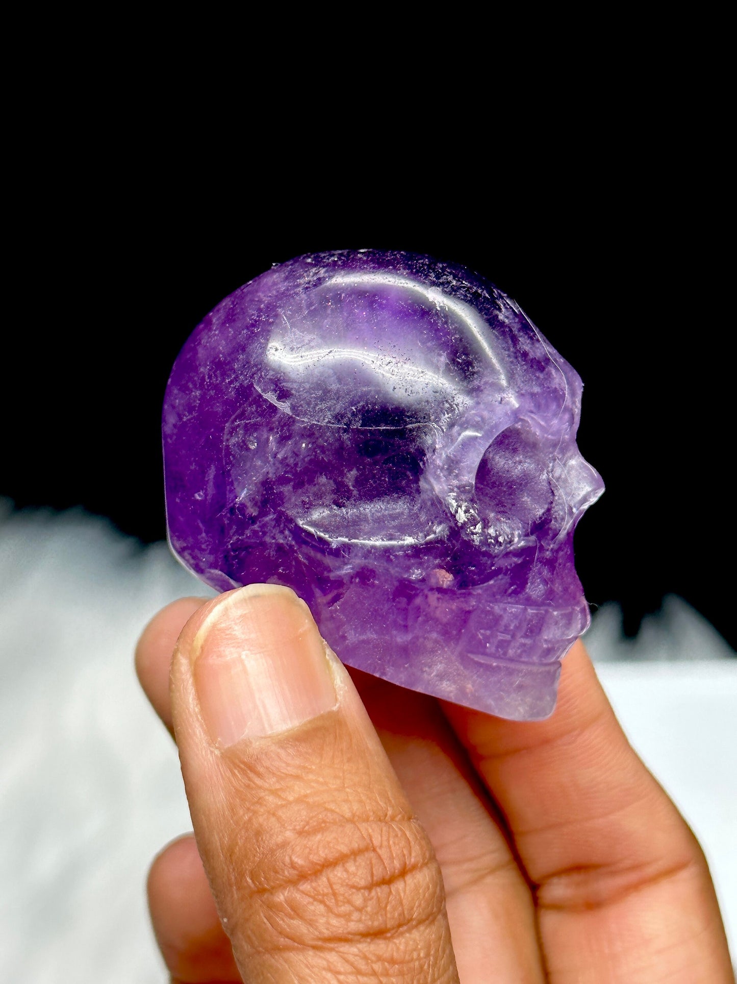 Beautiful Quality Amethyst Crystal Skull