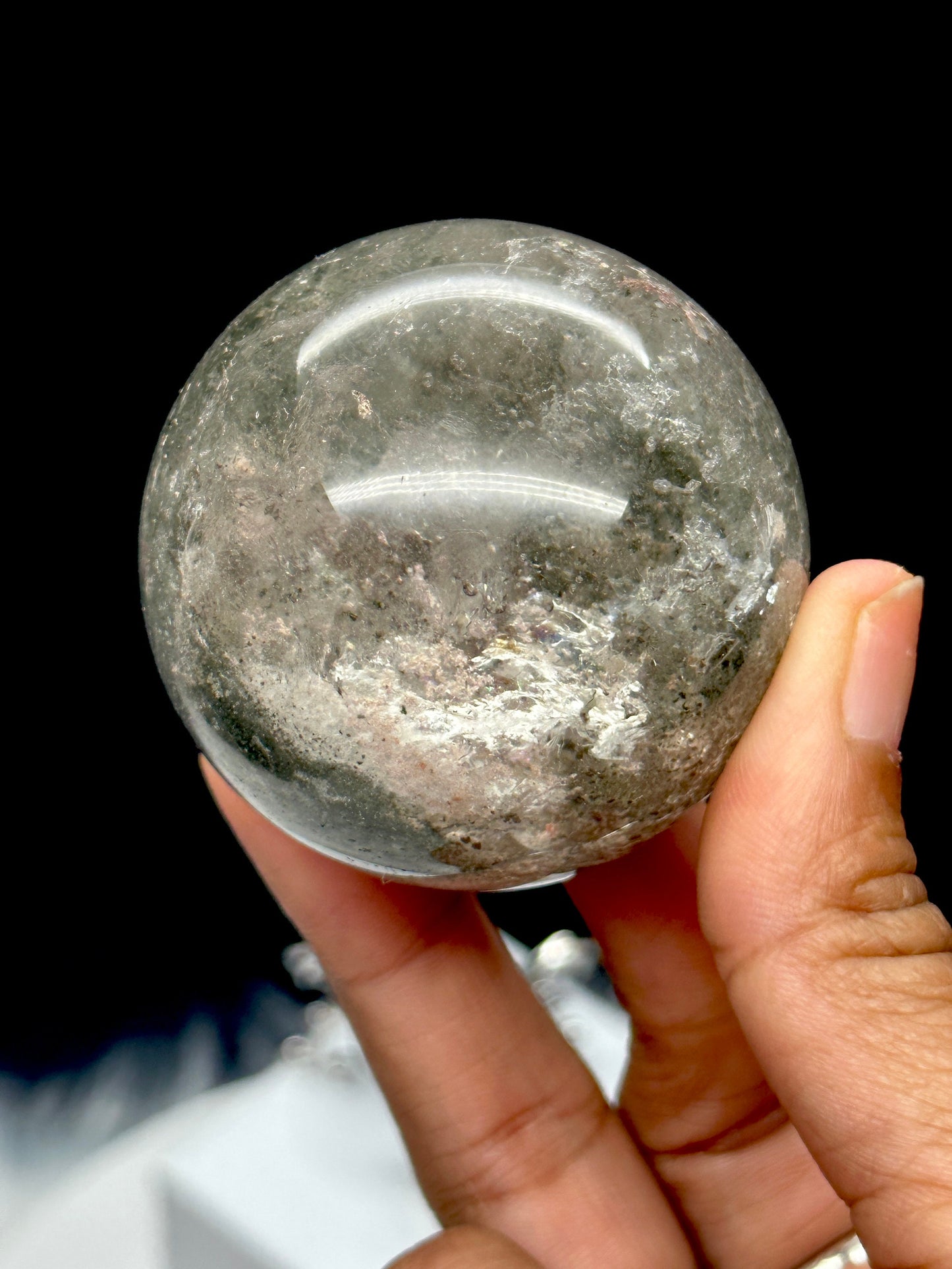 Beautiful Garden Quartz Sphere