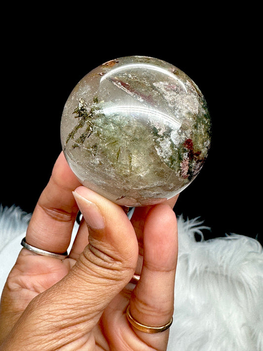 Colorful Garden Quartz Crystal Sphere