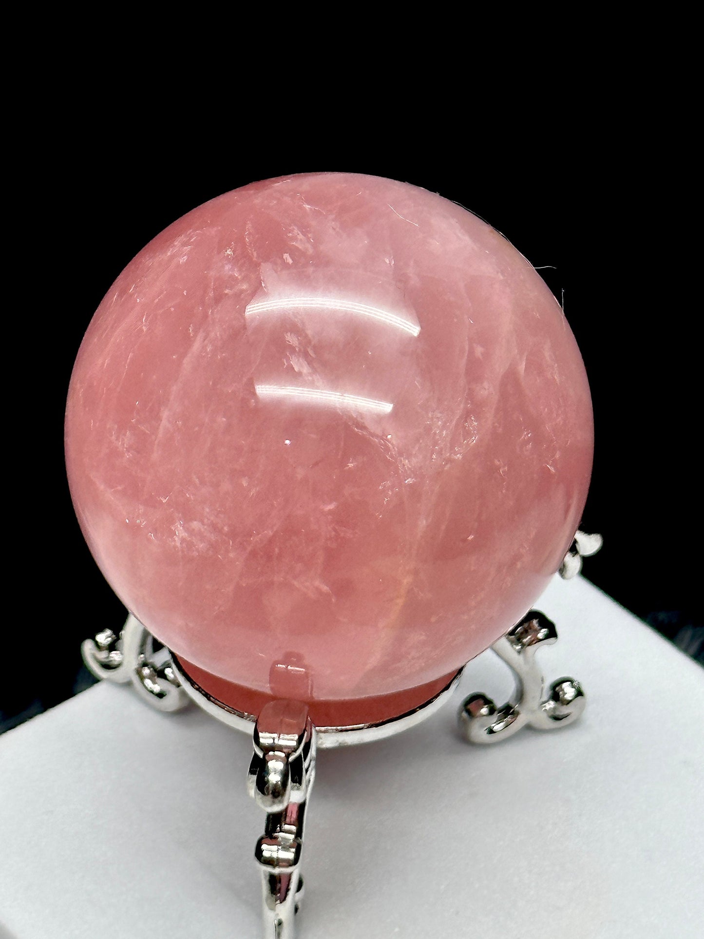 Mozambique Rose Quartz Crystal Sphere