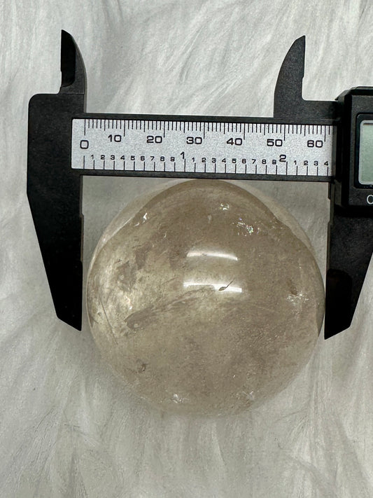 Natural Clear Quartz Crystal Sphere