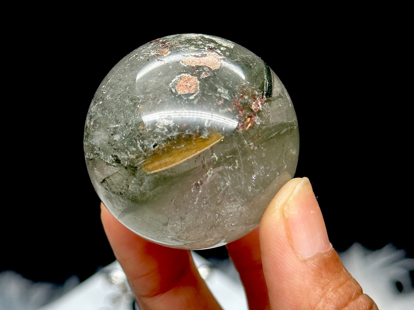 Garden Quartz Crystal Sphere