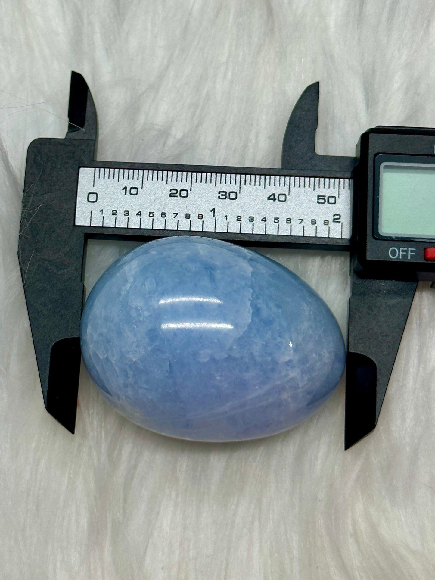 Blue Calcite Crystal Egg