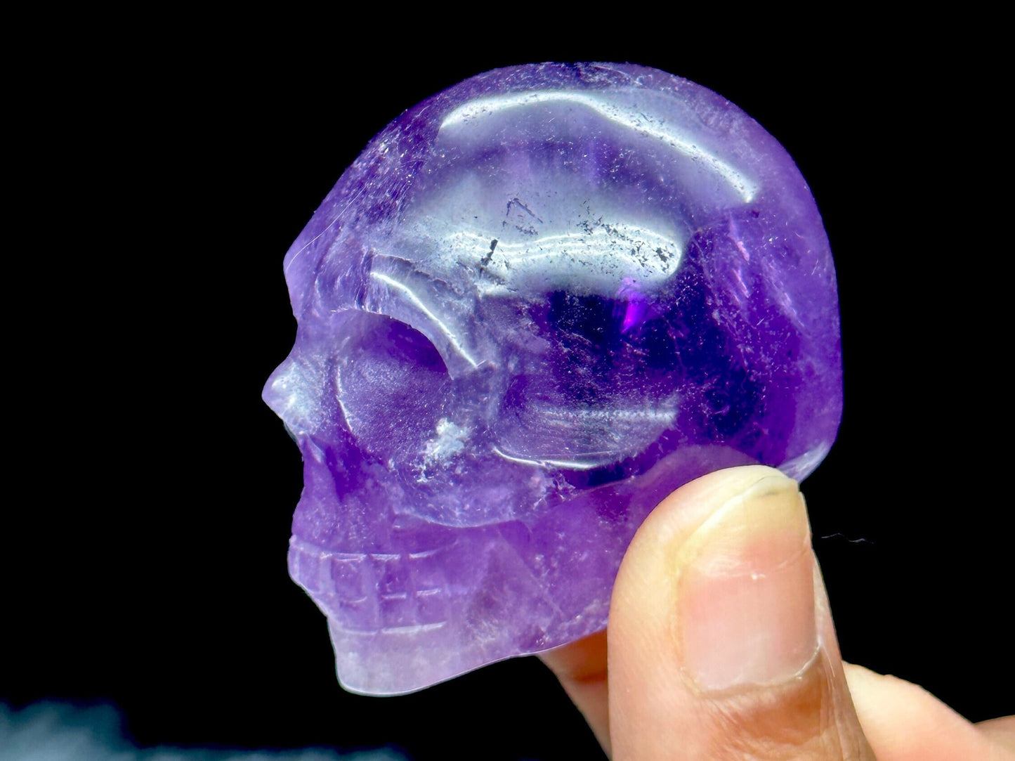 Beautiful Quality Amethyst Crystal Skull