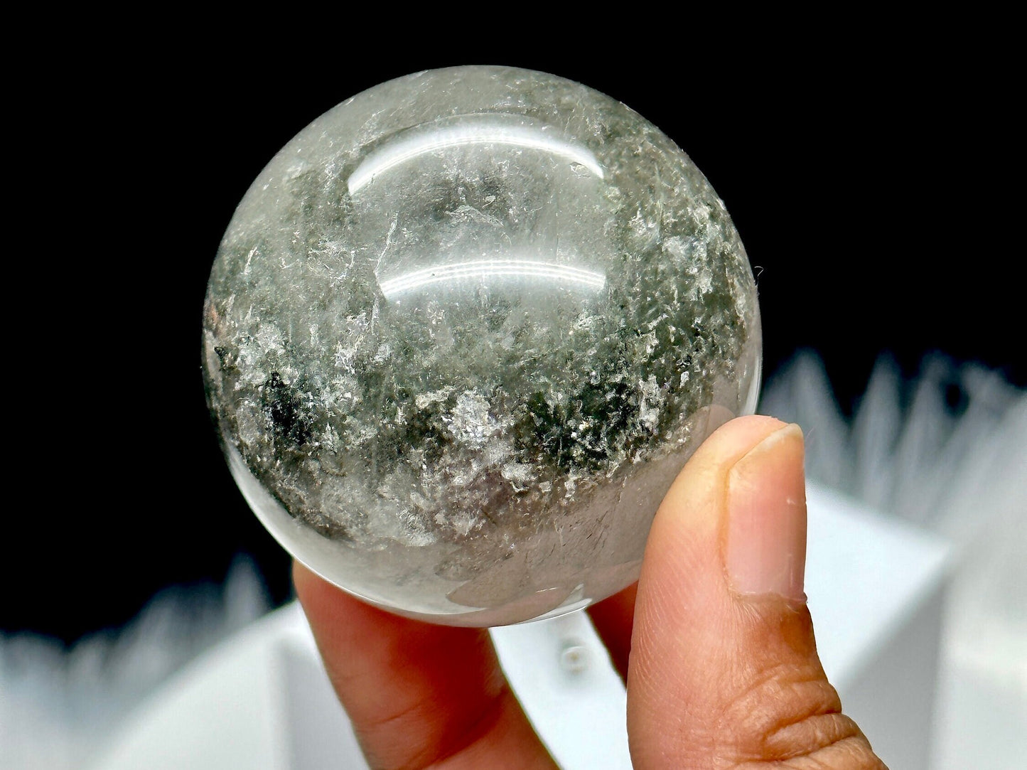 Garden Quartz Crystal Sphere