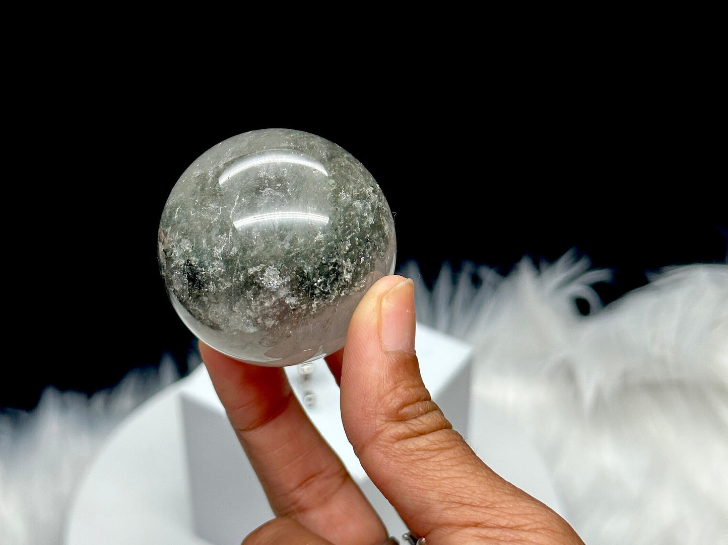 Garden Quartz Crystal Sphere