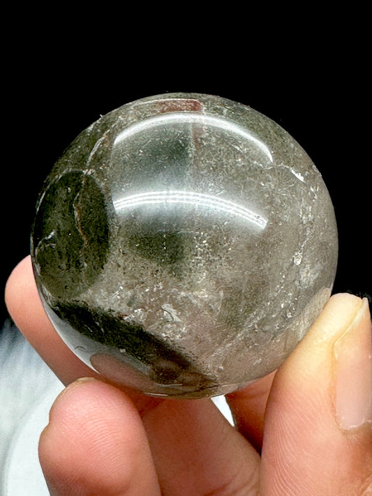 Green Phantom Garden Quartz Crystal Sphere