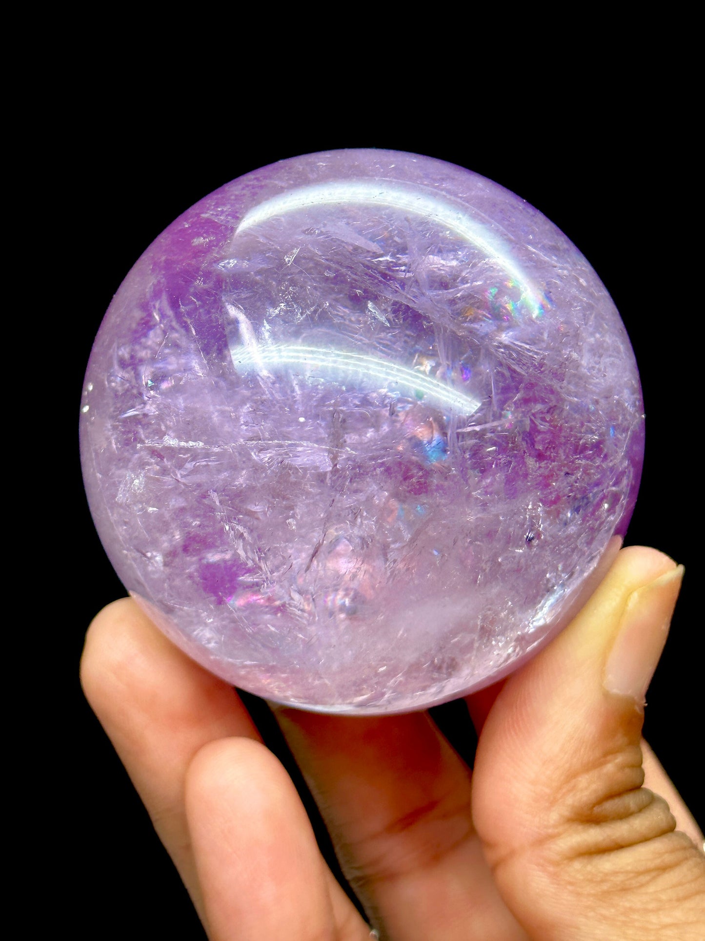 High Quality Amethyst Crystal Sphere