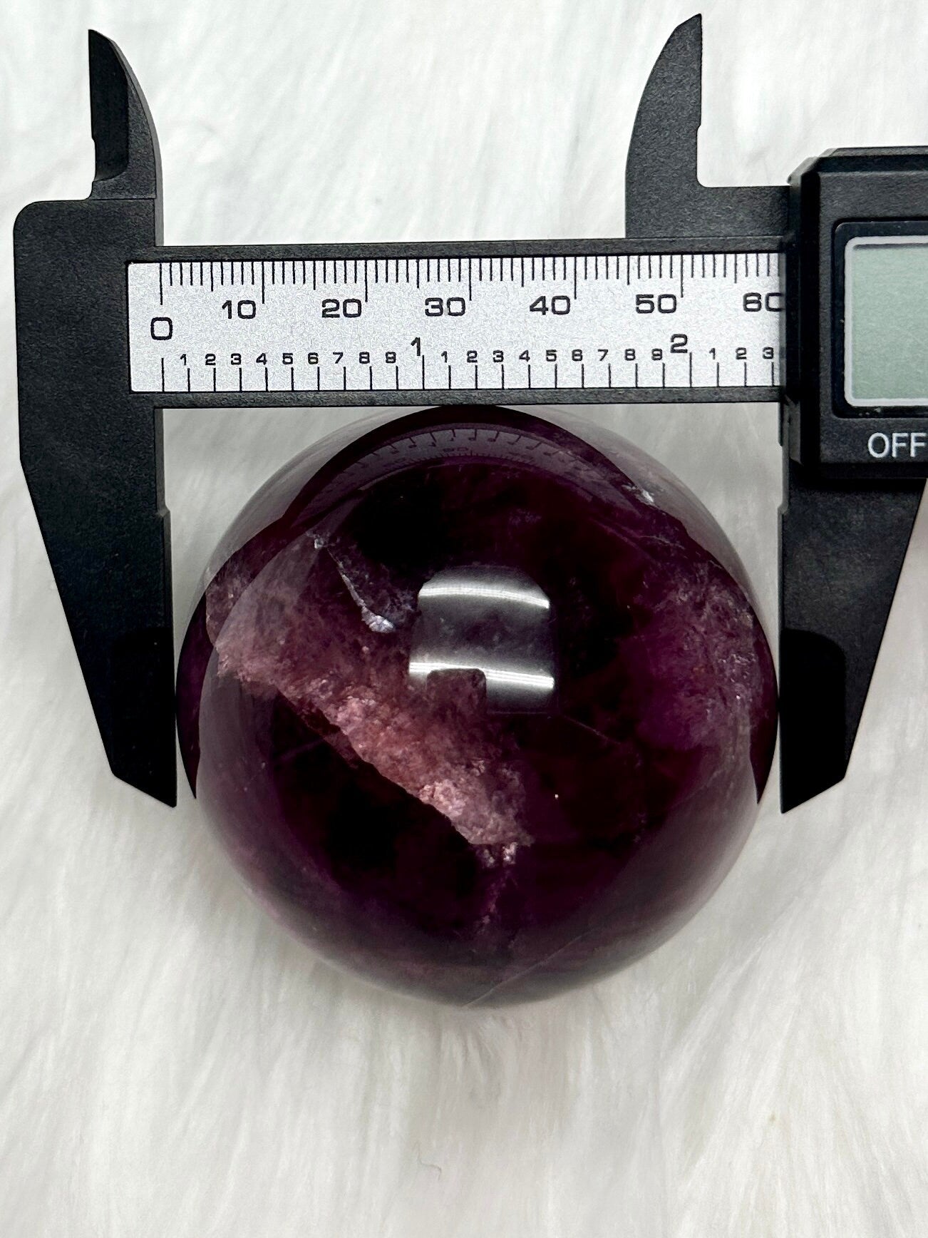 High Quality Purple Fluorite Crystal Sphere