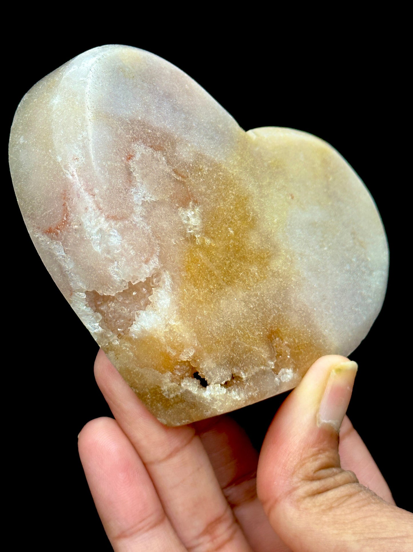 Pink Amethyst Heart