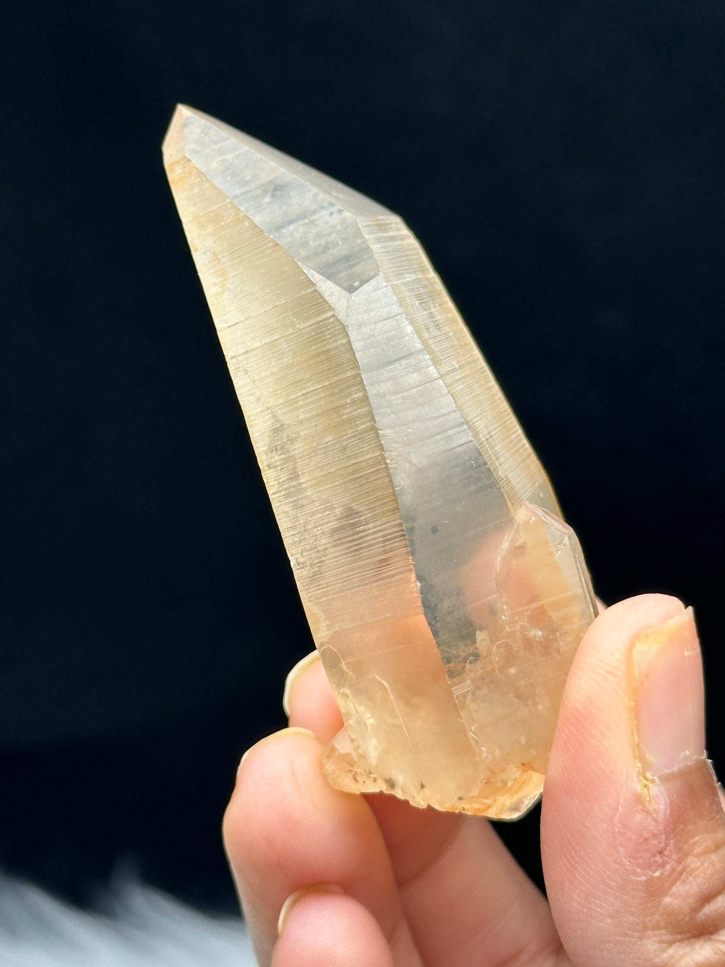 Beautiful Rare Citrine Lemurian Seed Crystal