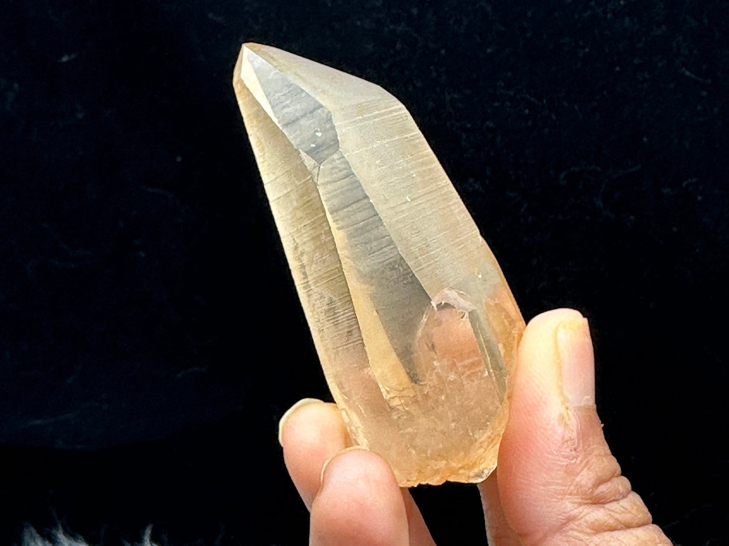 Beautiful Rare Citrine Lemurian Seed Crystal