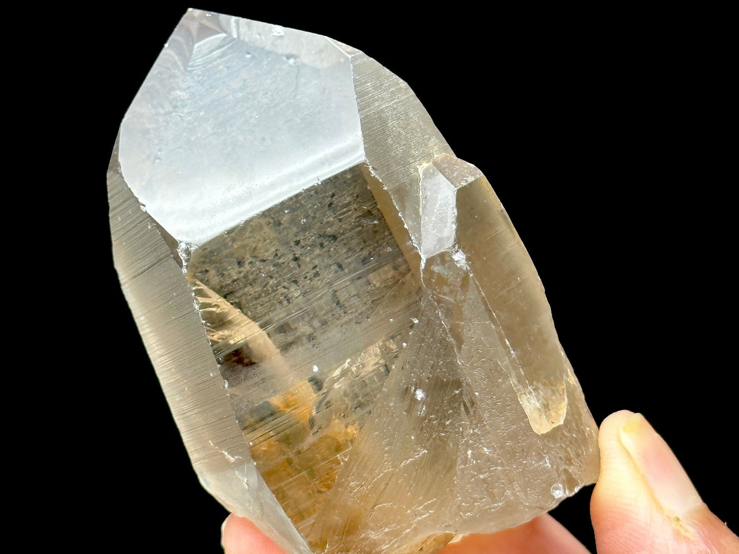 Natural Citrine Lemurian Seed Crystal