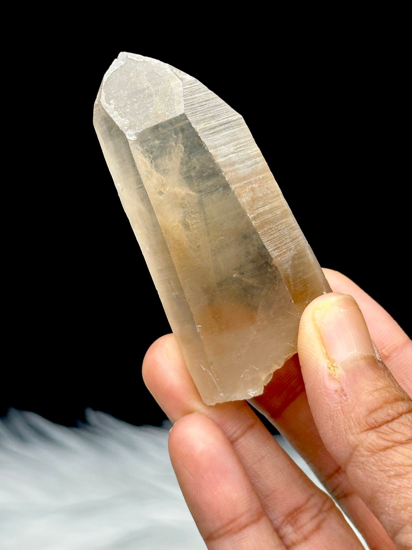 Raw natural Citrine Lemurian Seed Crystal