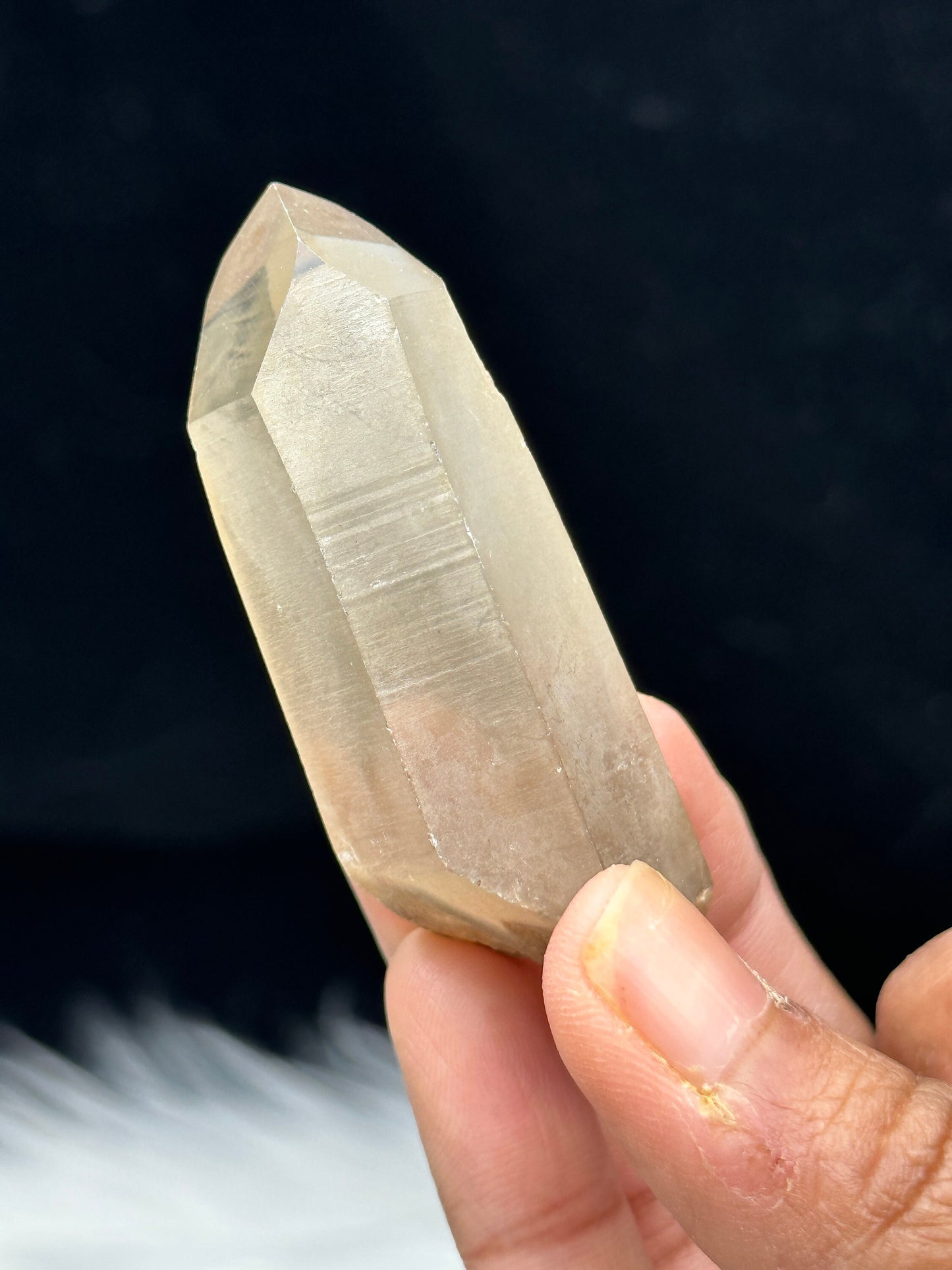 Raw Natural Citrine Lemurian Seed Crystal