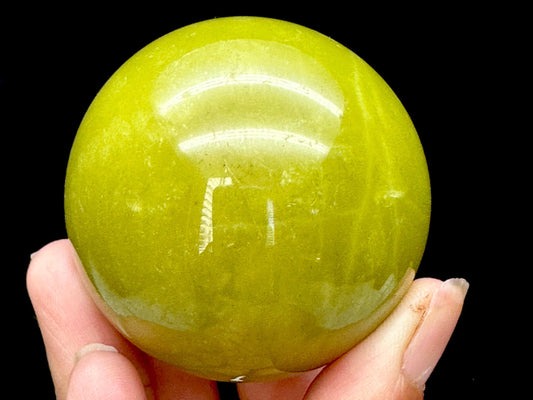 Green Jade Crystal Sphere