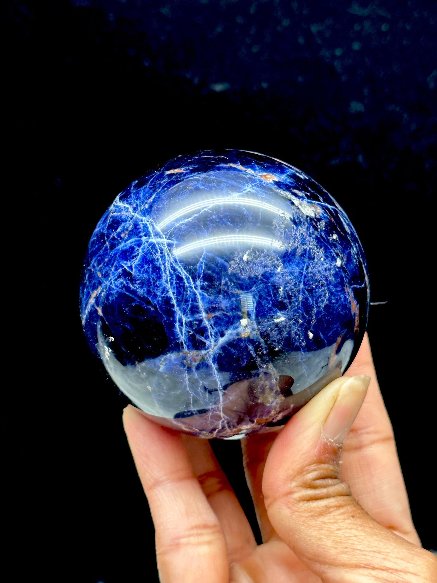 Sodalite Crystal Sphere