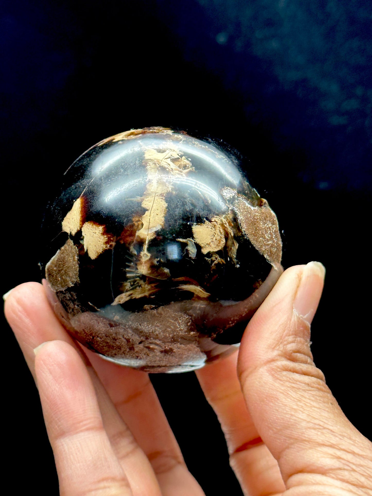 Dominican Amber Sphere, High quality Amber