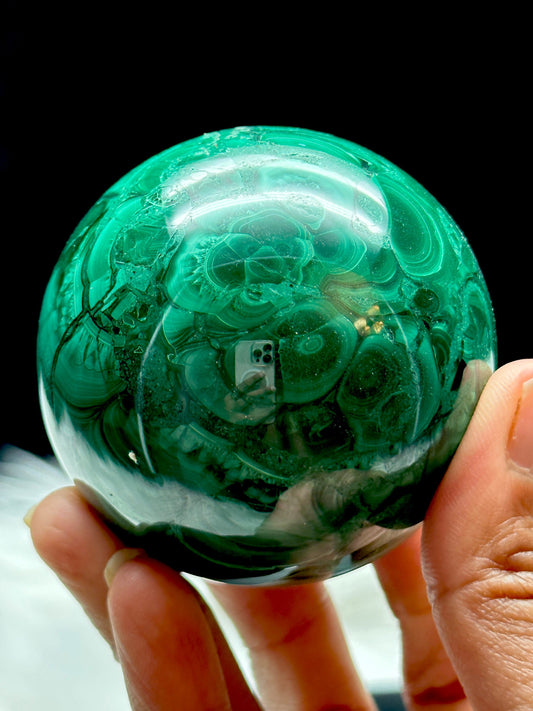 High Quality Malachite Crystal Sphere