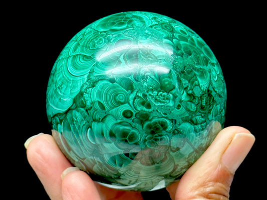 Beautiful Malachite Crystal Sphere, Crystal ball