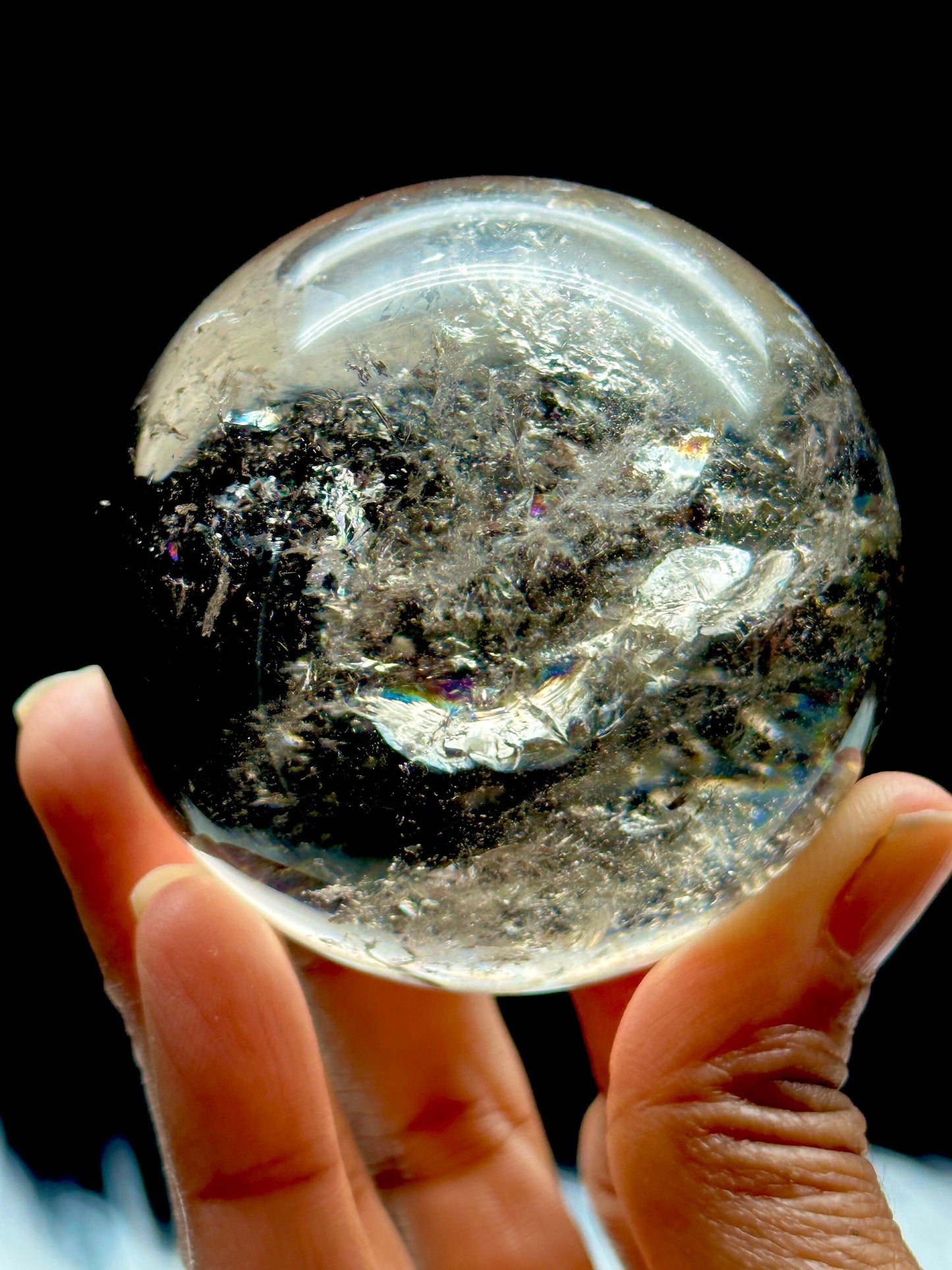 Smoky Quartz Crystal Sphere