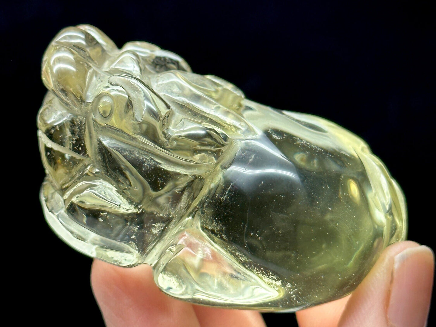 Beautiful Citrine Crystal Pixiu Carving