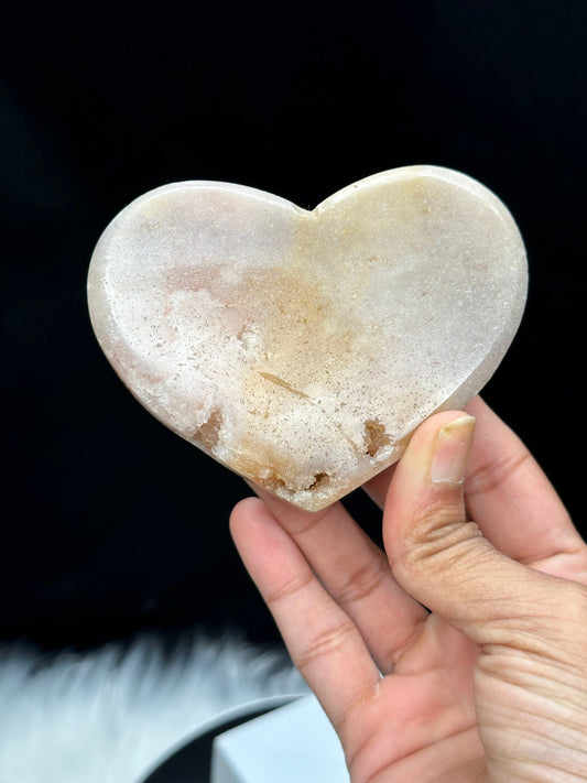 Pink Amethyst Heart