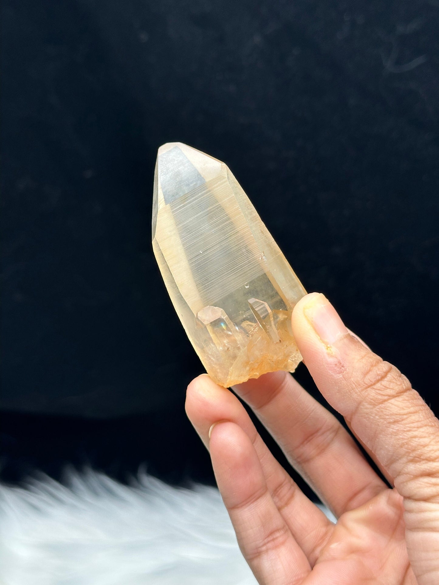 Beautiful Rare Citrine Lemurian Seed Crystal