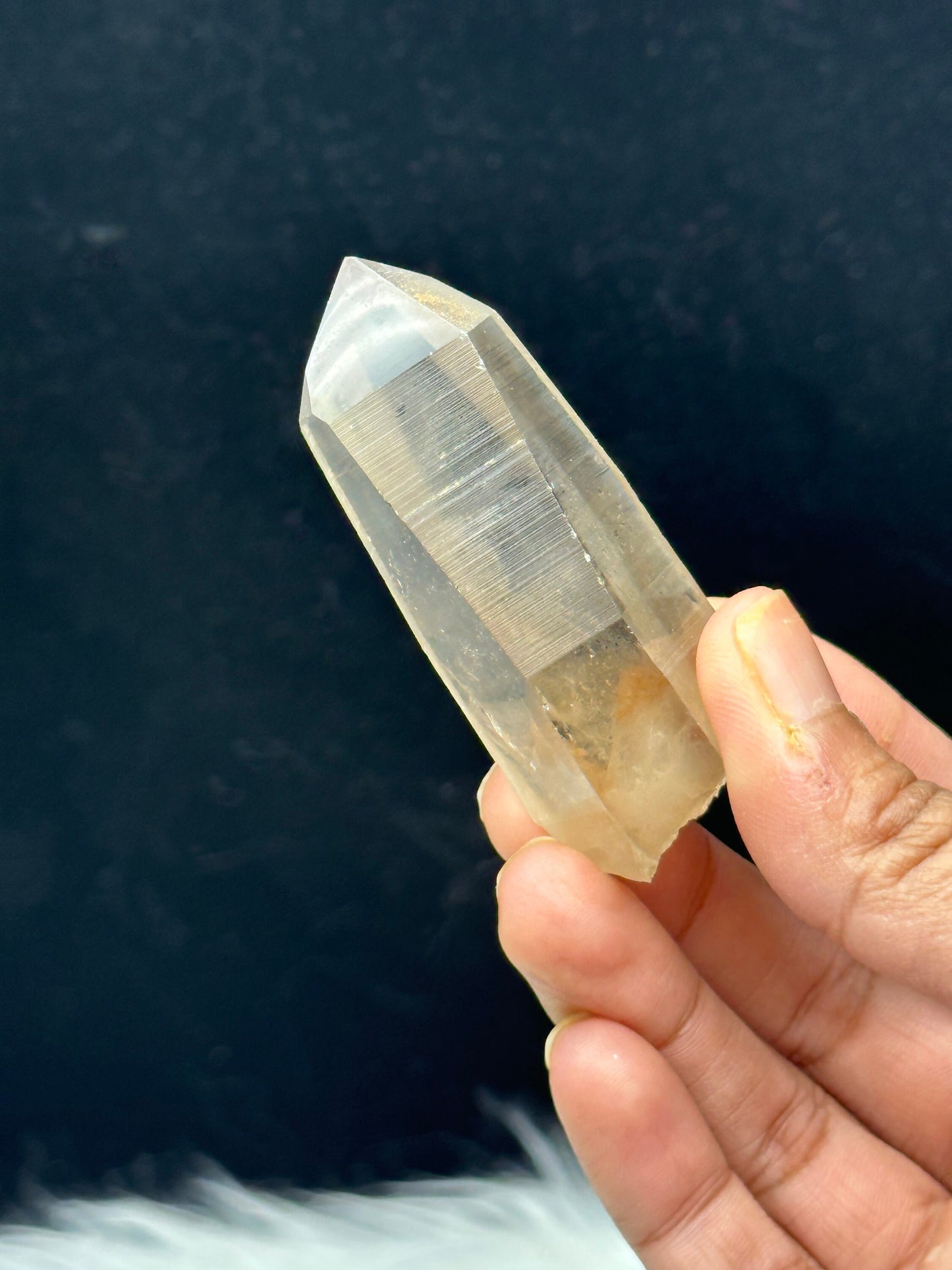 Rare Citrine Lemurian Seed Crystal