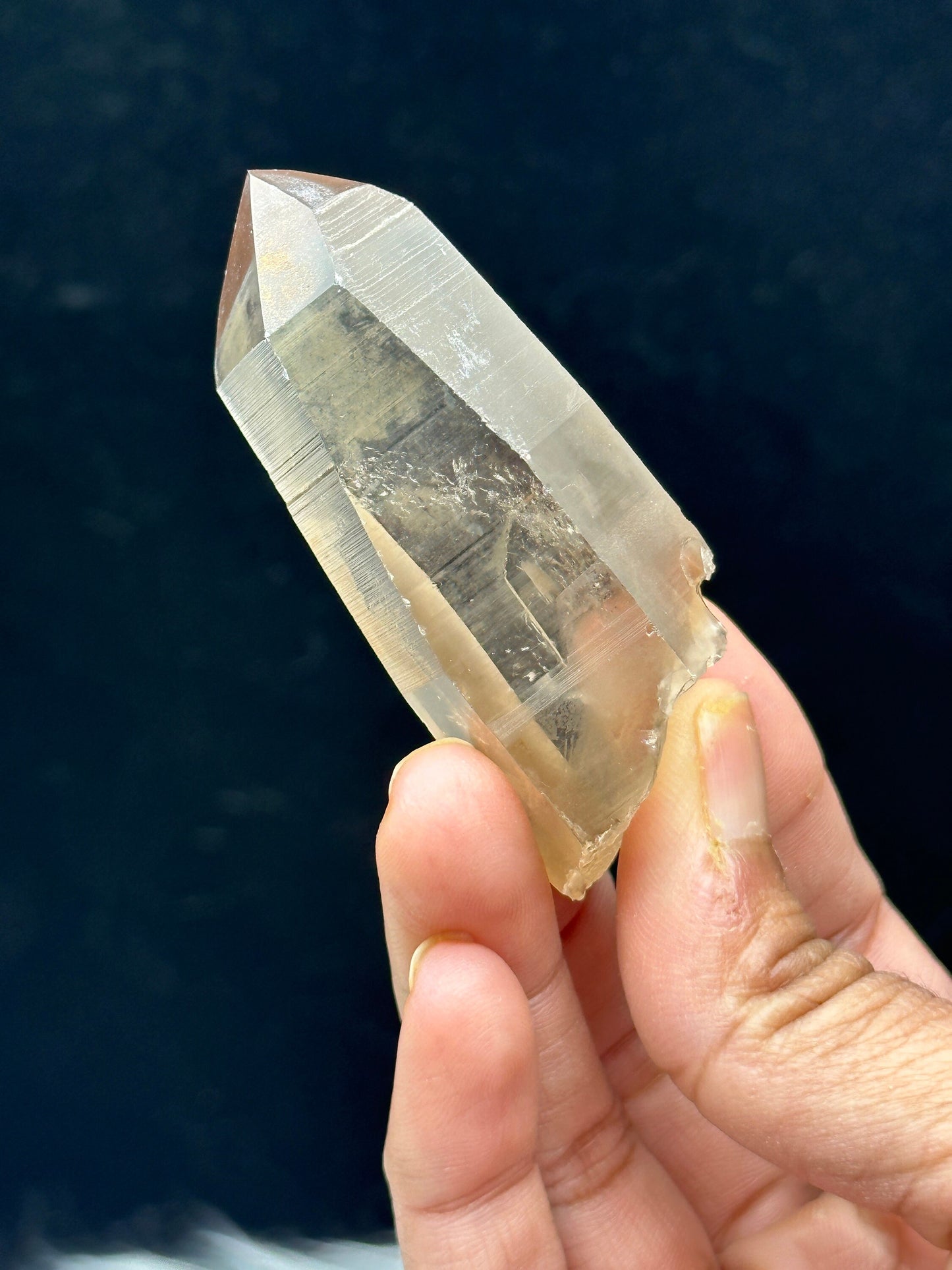 Rare Citrine Lemurian Seed Crystal