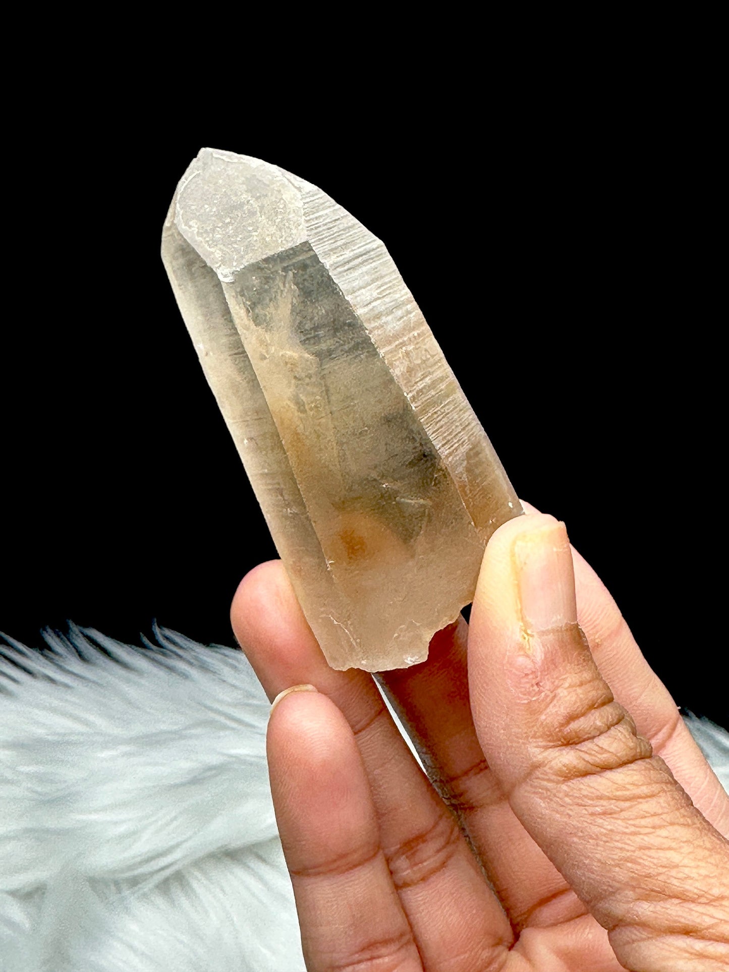 Raw natural Citrine Lemurian Seed Crystal