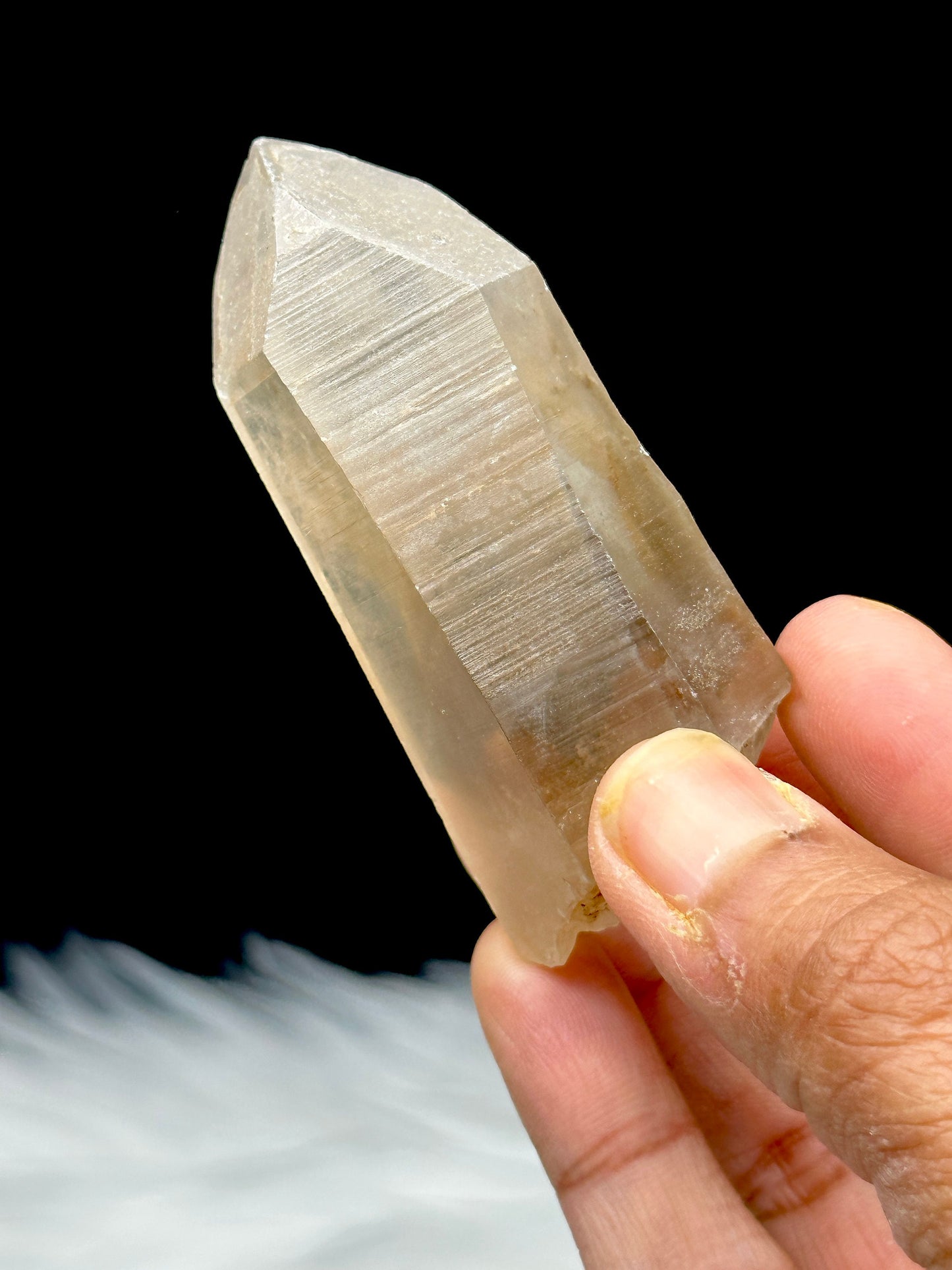 Raw natural Citrine Lemurian Seed Crystal