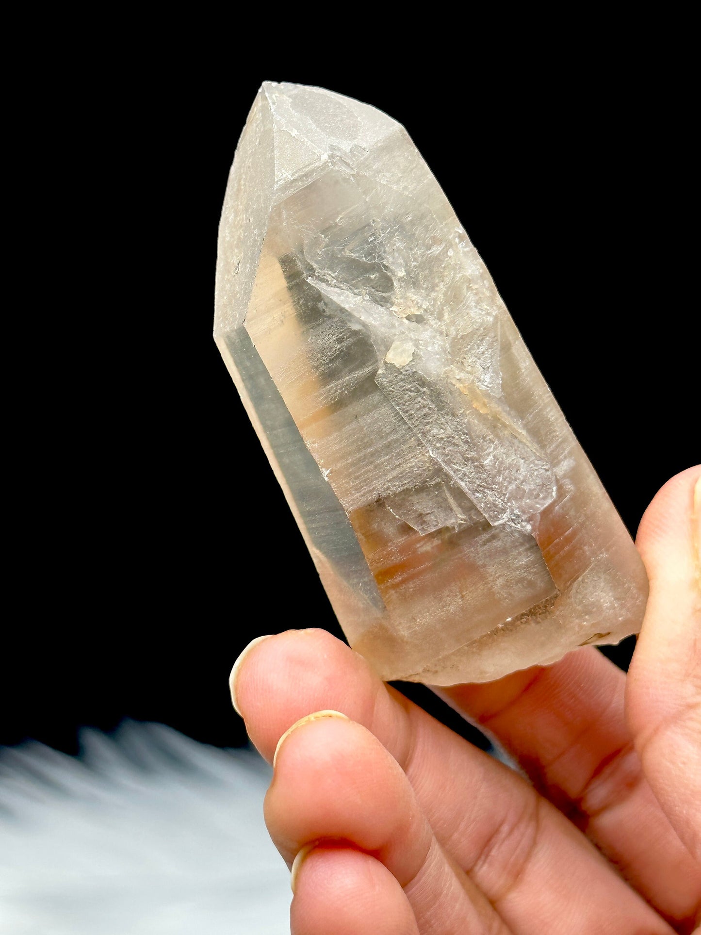 Raw natural Citrine Lemurian Seed Crystal