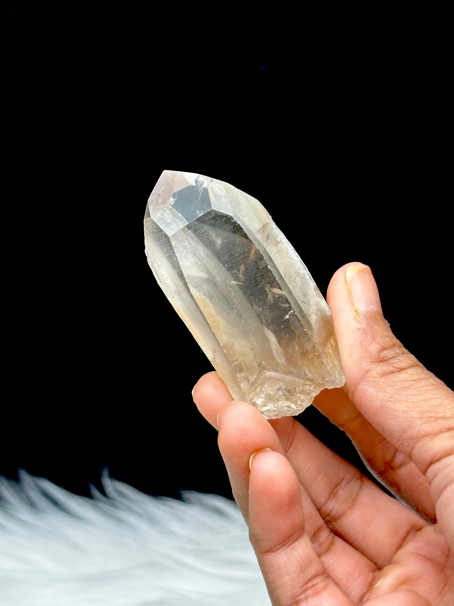 Raw Citrine Lemurian Seed Crystal - High Quality