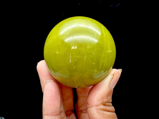 Green Jade Crystal Sphere