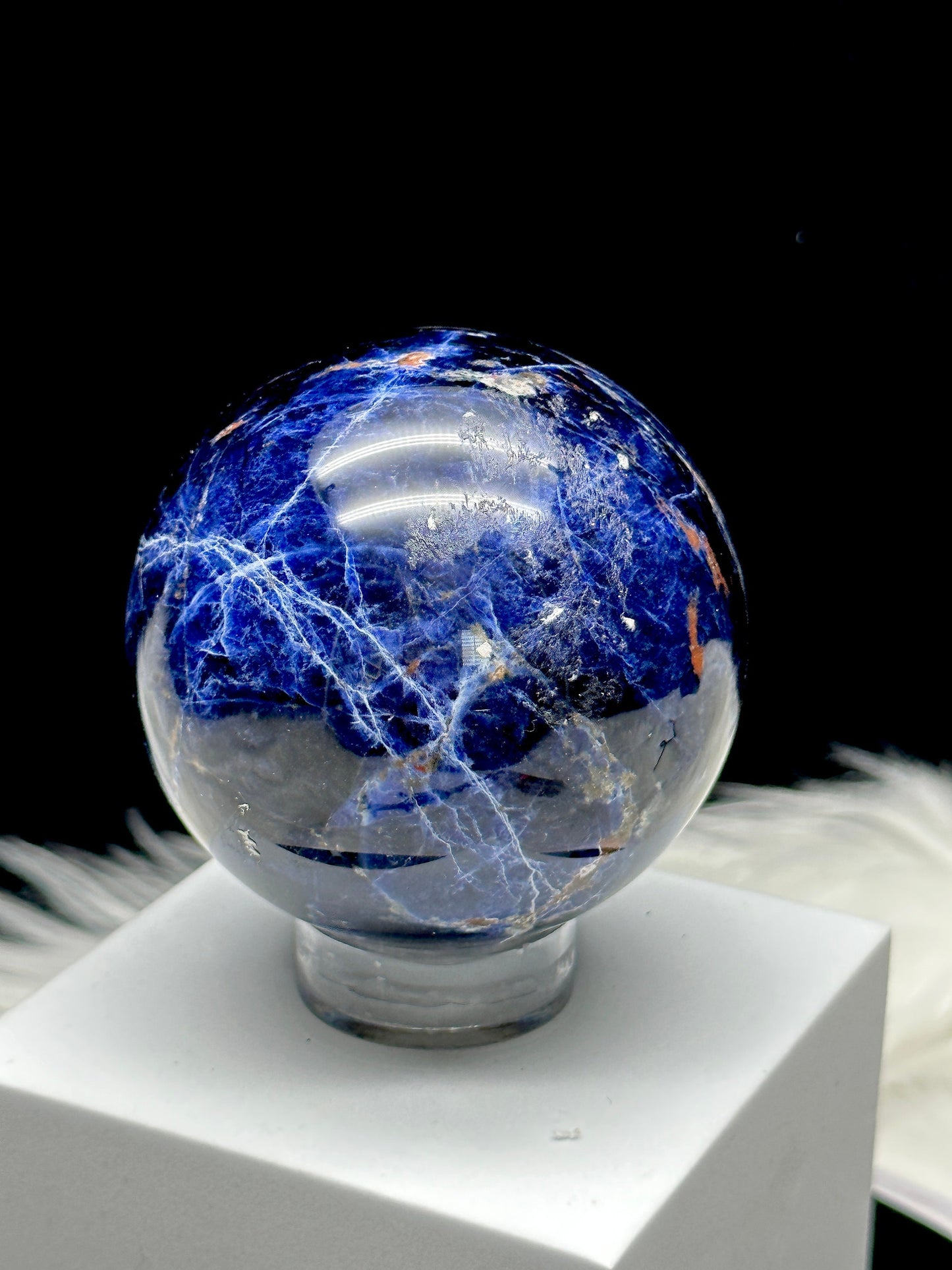 Sodalite Crystal Sphere