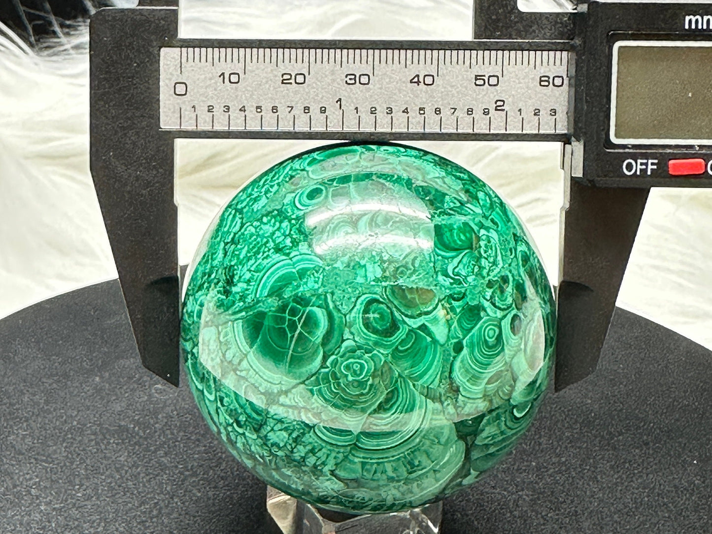 Beautiful Malachite Crystal Sphere, Crystal ball